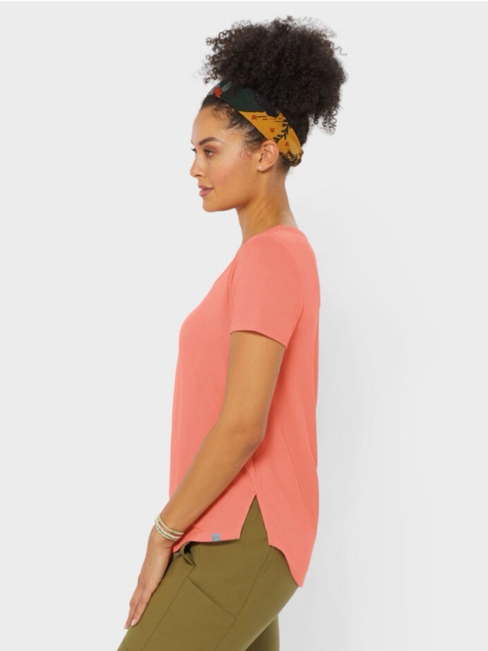 AKHG short sleeved women’s T-shirt, SPF 50 protection, yellow, Medium, NWT - Picture 9 of 9